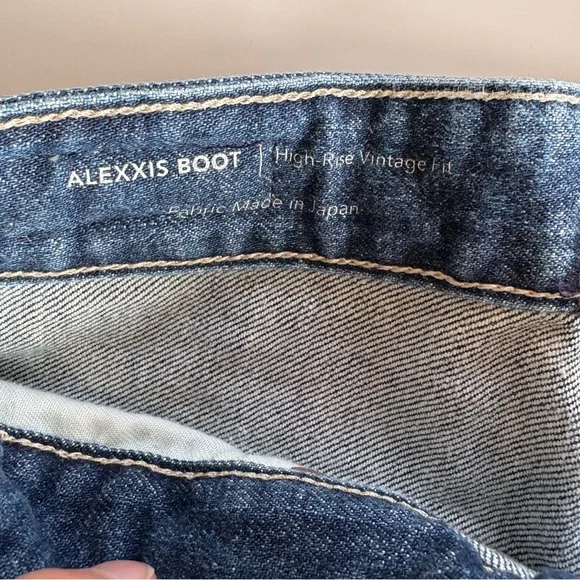 AG Adriano Goldschmied Women's 26 Dark Wash High Rise Alexxis Boot Jeans 360 - Picture 8 of 14